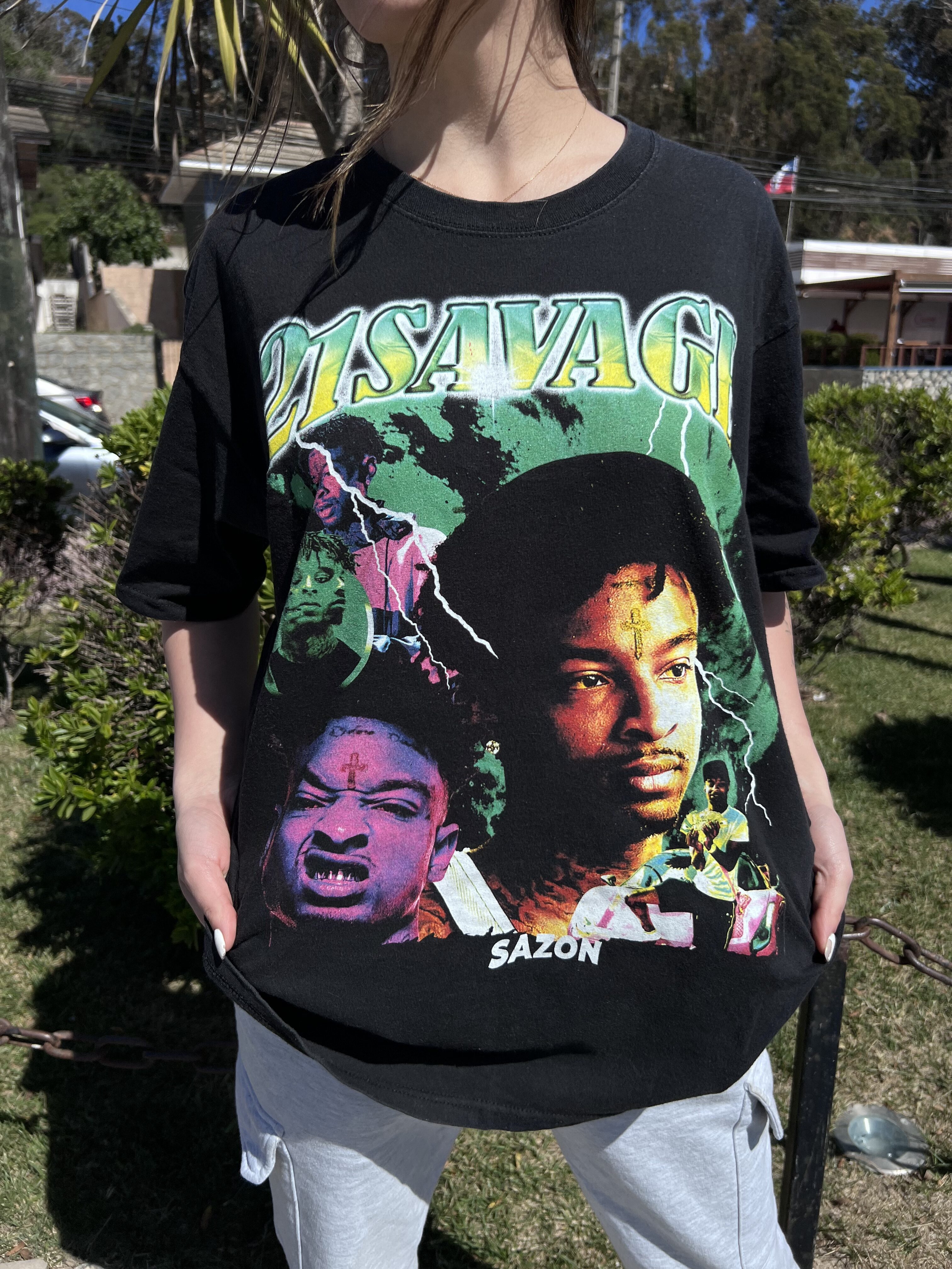Haga clic para ver a pantalla completa Polera 21 Savage photo review